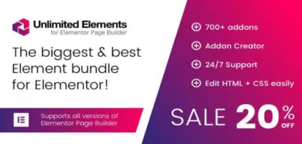 Unlimited Elements for Elementor Page Builder V1.5.82